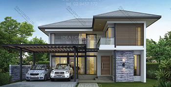 แบบบ้านรีสอร์ท รหัส RE-H2-505.200