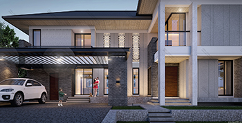 แบบบ้านสไตล์รีสอร์ท RE-H2-505.305(2018)