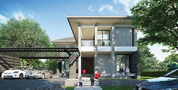 แบบบ้านสไตล์รีสอร์ท RE-H2-505.365(2018)