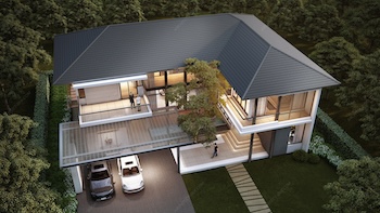 แบบบ้านรีสอร์ท รหัส RE-H2-505.480